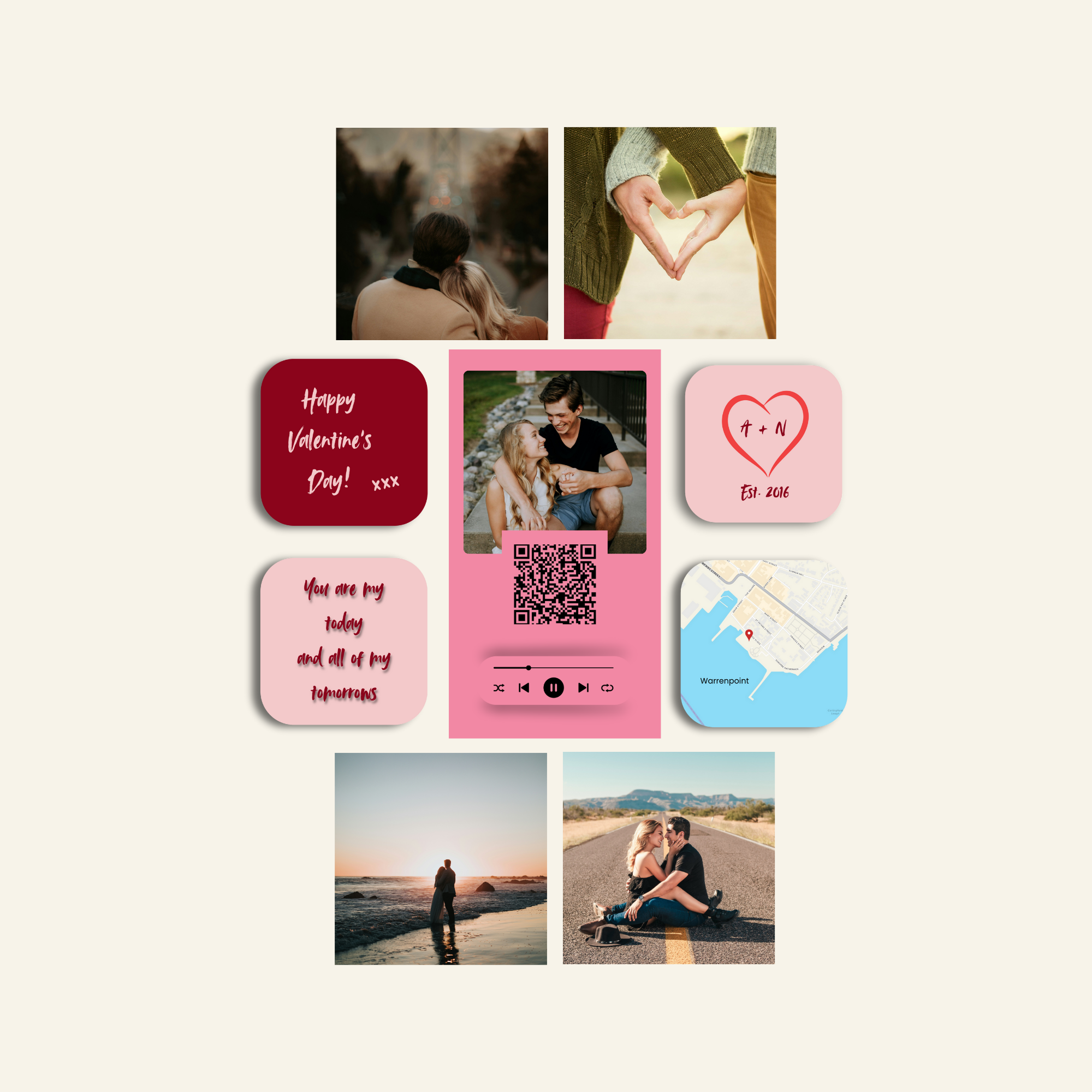 ‘Our song’ Magnet Set